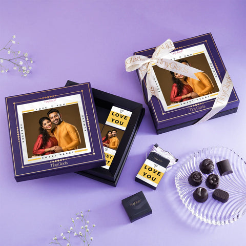 Love Photoframe Chocolate Box with Special Message