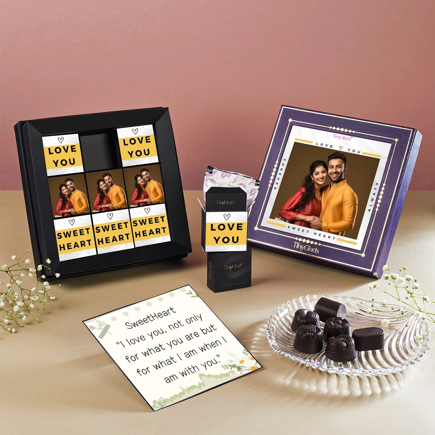 Love Photoframe Chocolate Box with Special Message