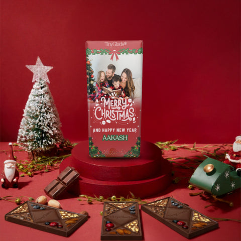 TinyGlads Family Memories Chocolate Bar | Personalized | 80g