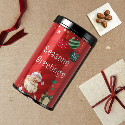 TinyGlads Season's Greetings Chocolate Truffle Jar | 12 Assorted Chocolates | 250g