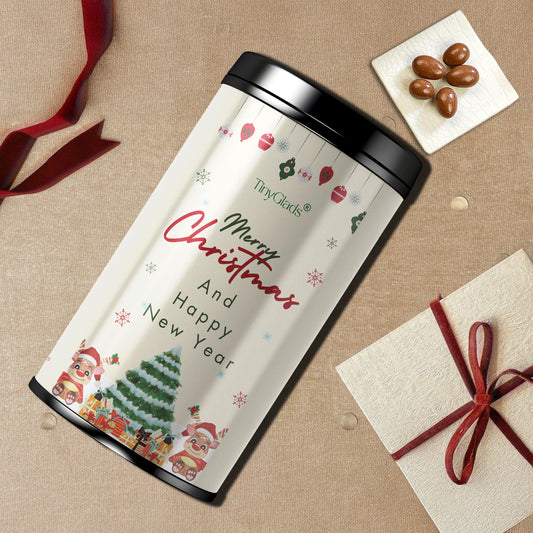 TinyGlads Holiday Treats Chocolate Jar | Christmas Special | 12 Assorted Chocolates | 250g