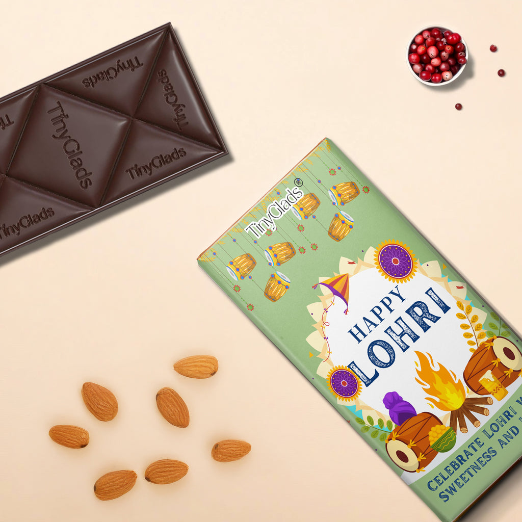 TinyGlads Harvest Bliss Lohri Chocolate Bar | 80g