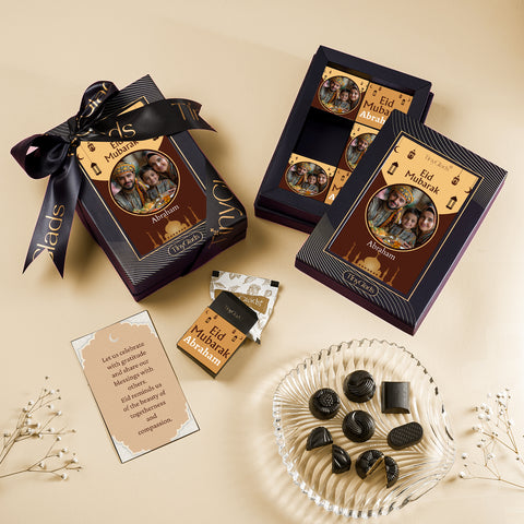 TinyGlads Custom Eid Chocolate Gift Box | 6 Assorted Truffles