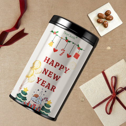 TinyGlads New Year Wishes Chocolate Jar | Premium Celebration Gift | 250g