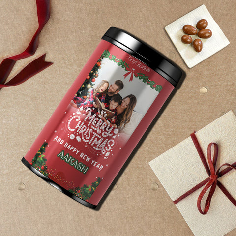 TinyGlads Family Moments Chocolate Jar | Personalized Christmas Gift | 250g