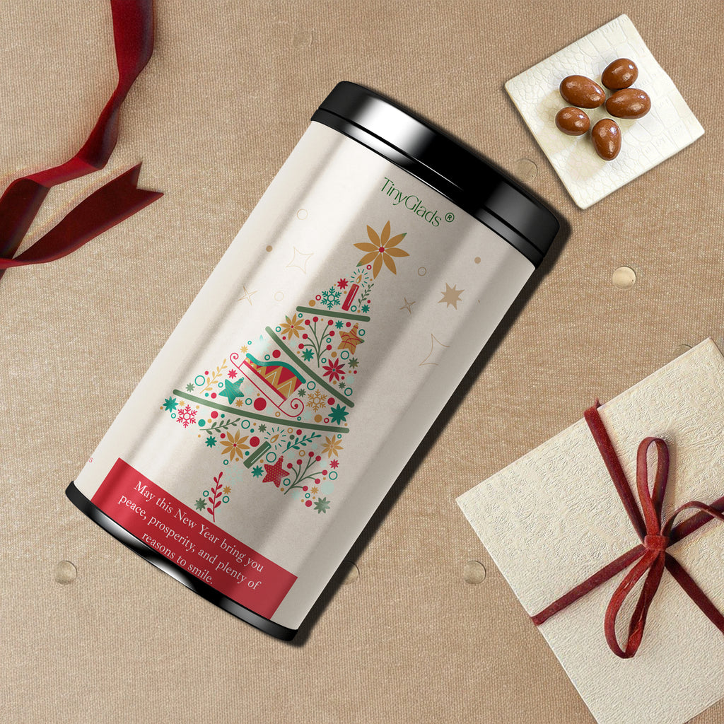 TinyGlads New Year Blessings Chocolate Jar | Festive Gift Collection | 250g