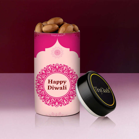 Diwali Chocolate Gift Box – Jar, 6 Truffles & Bar