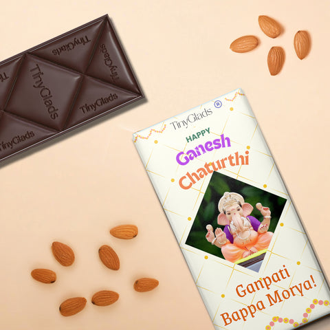 Divine Ganesh Chaturthi Chocolate Bar | Premium Festive Gift