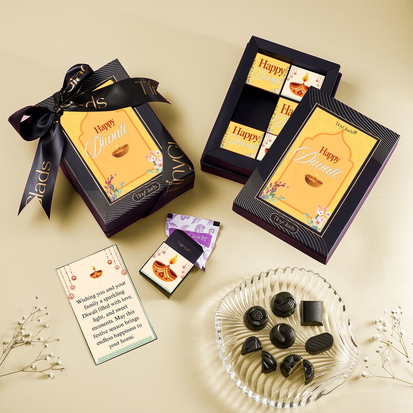 Diwali Chocolate Gift Box with 6 Premium Truffles