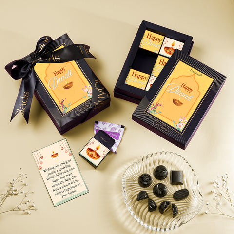 Diwali Chocolate Gift Box with 6 Premium Truffles