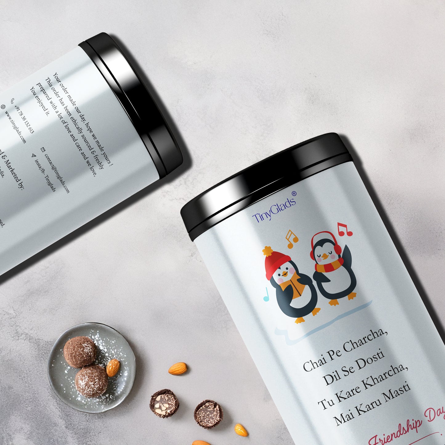 Chai Pe Charcha Chocolate Truffle Jar | Friendship Day Gift