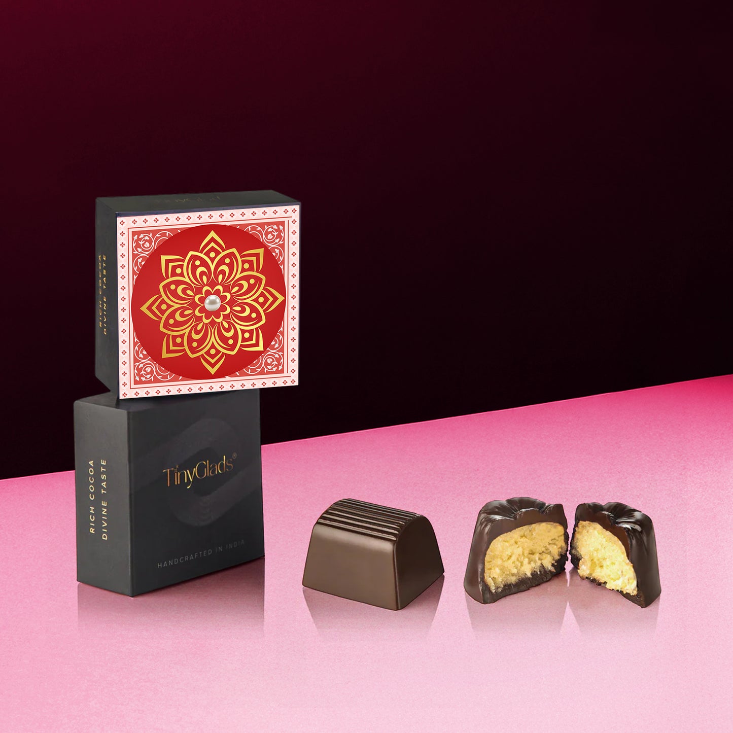 TinyGlads Premium Lohri Chocolate Gift Box | 15 Assorted Truffles