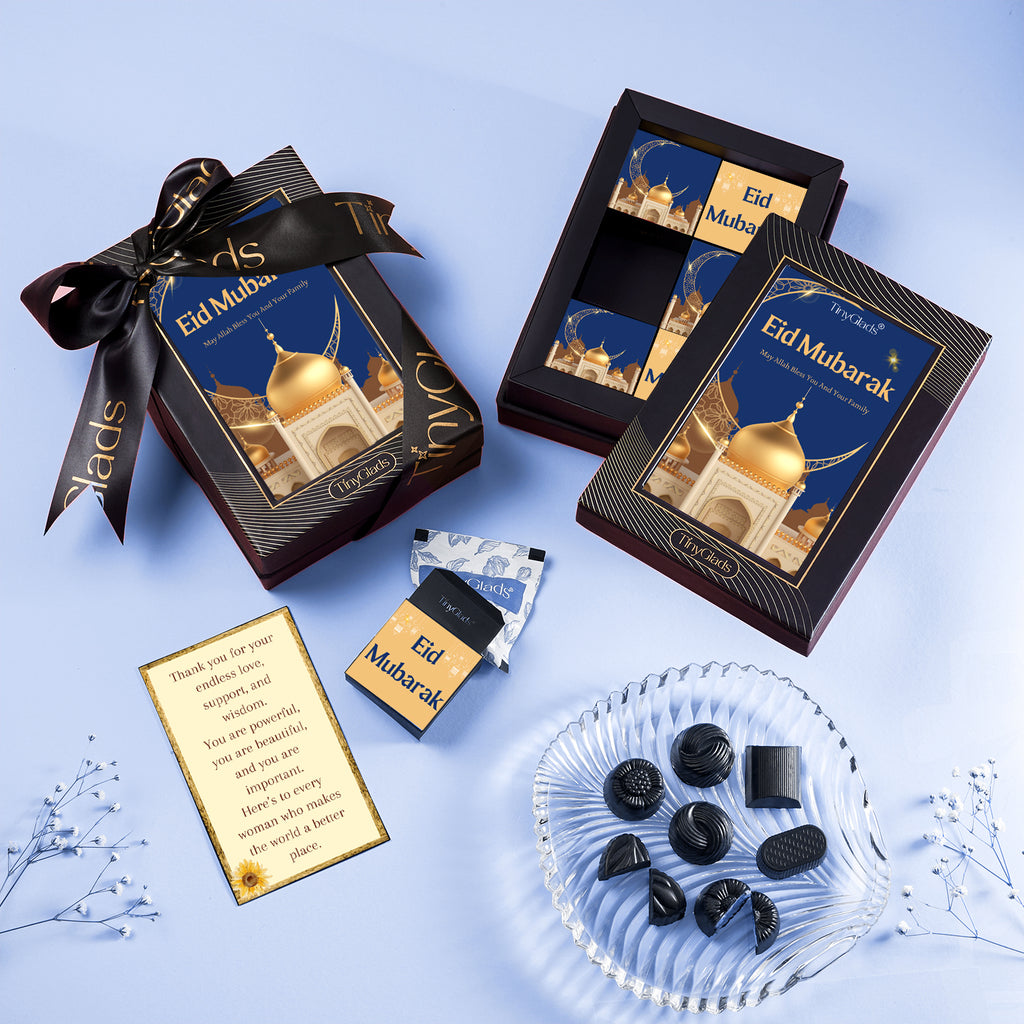 TinyGlads Royal Eid Chocolate Gift Box | 6 Truffles