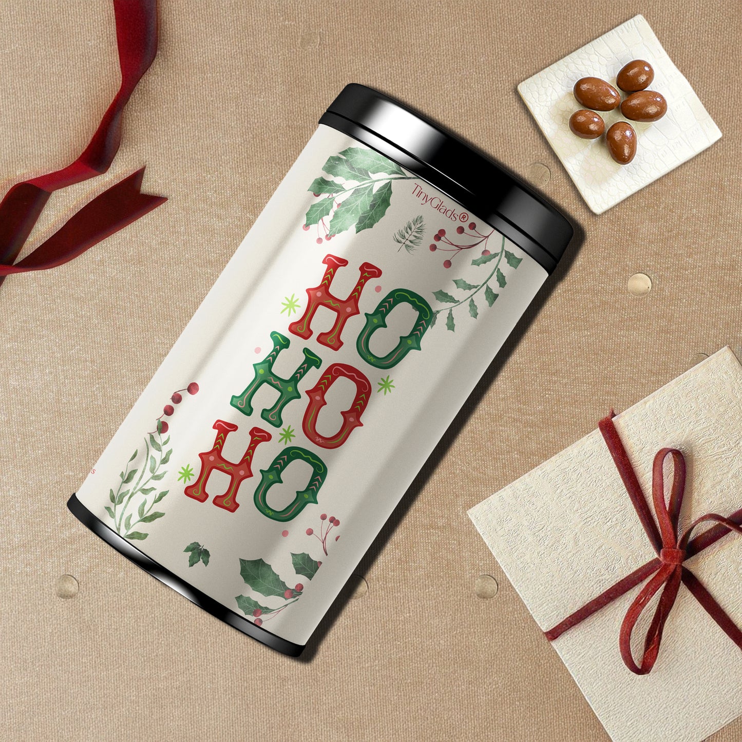 TinyGlads Ho Ho Ho Chocolate Jar | Christmas Special | 250g