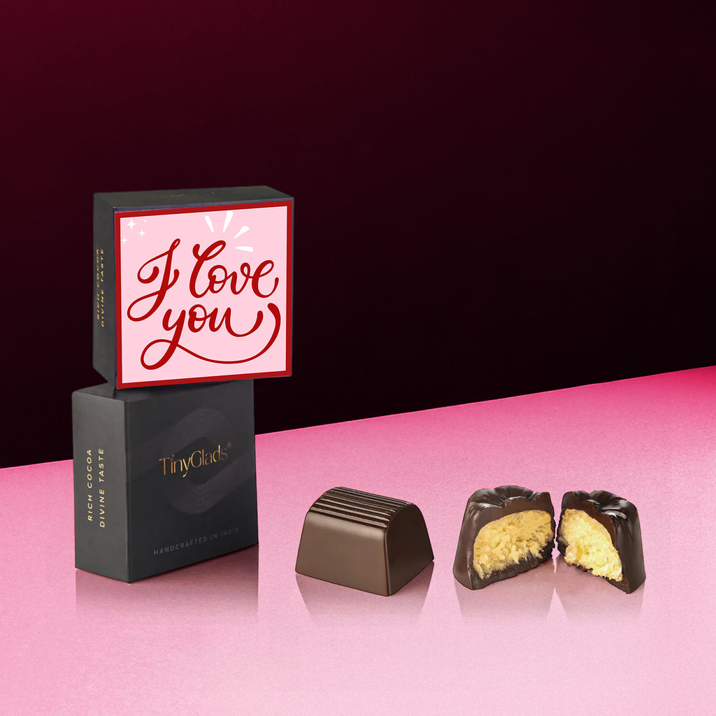 Love Edition Valentine Chocolate Gift Box with 12 Decadent Truffles