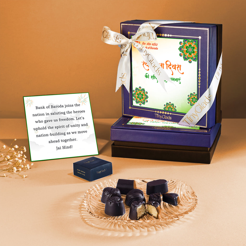 Independence Day Corporate Chocolate Collection | 9 Truffles