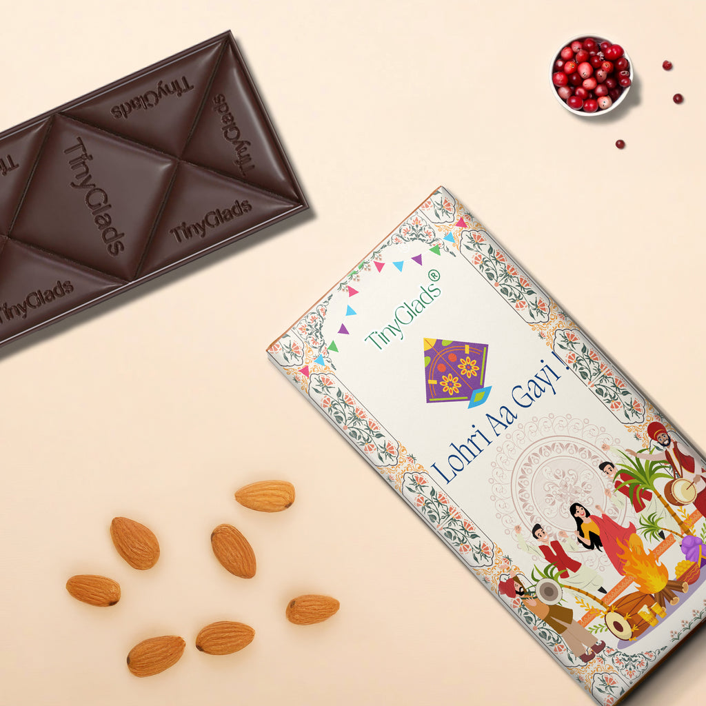 TinyGlads Lohri Aa Gayi Chocolate Bar | 80g