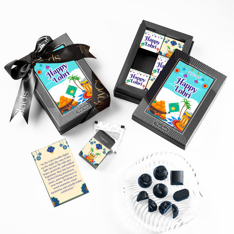 TinyGlads Festive Lohri Chocolate Gift Box | 6 Truffles