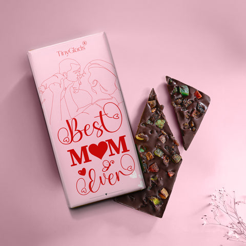 Mother’s Day Chocolate Gift Box with 9 Truffles & Bar