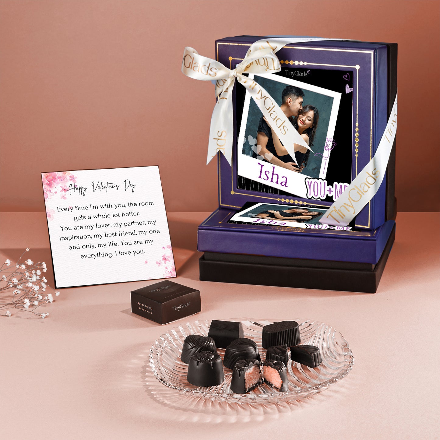 Valentine’s Day Sweet Moments Chocolate Box – 9 Truffles Inside