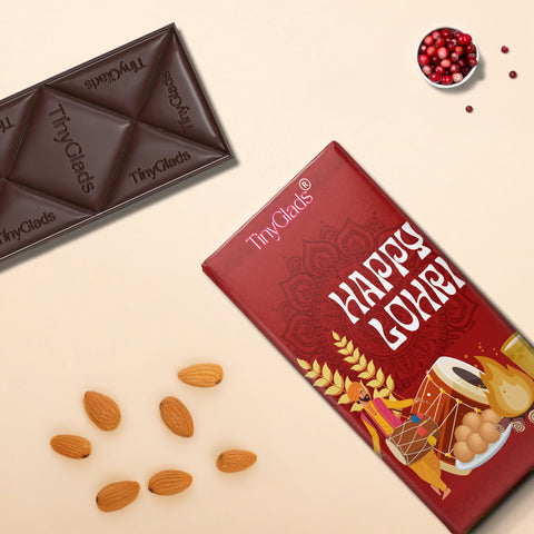 TinyGlads Lohri Moments Chocolate Bar | 80g