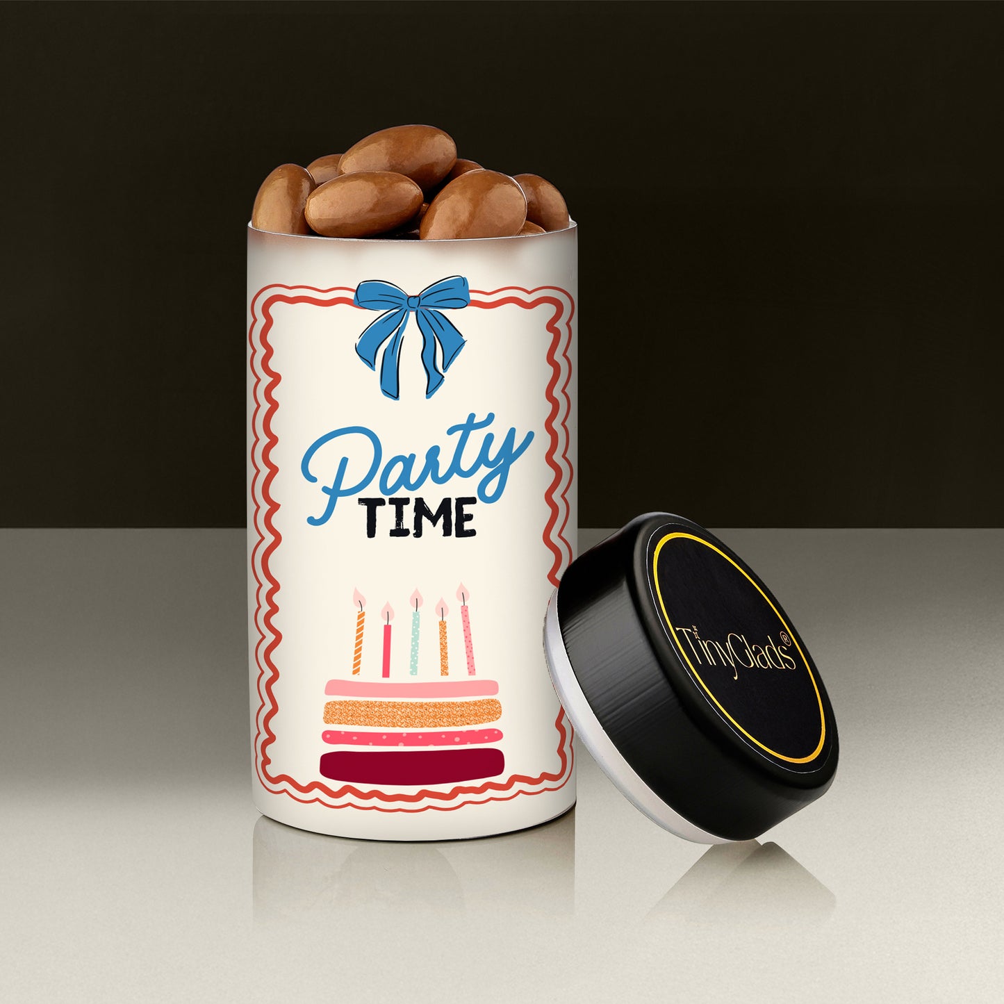 The Ultimate Birthday Treat Box | Truffles with Chocolate Almond Jar