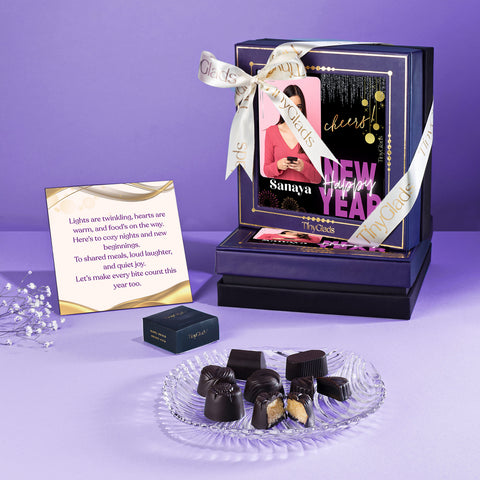 New Year Photo Chocolate Box Gift