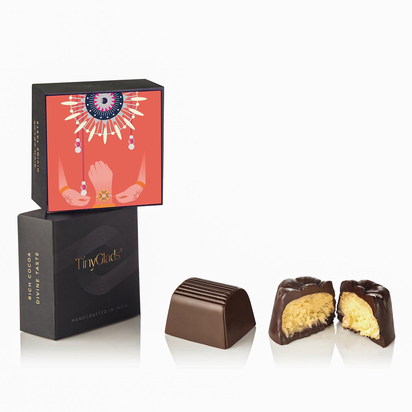 Premium Rakhi Gift Box with Chocolates