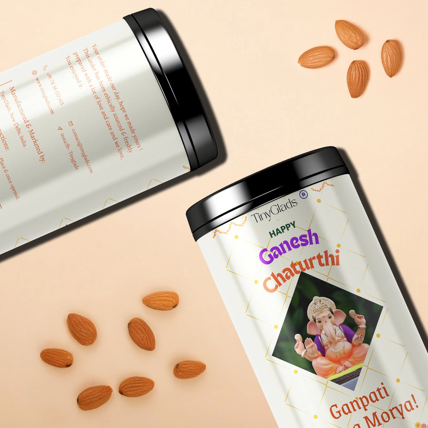 Ganpati Bappa Morya Premium Chocolate Gift Jar