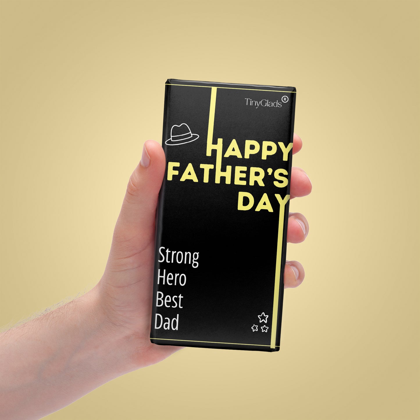 Strong Hero Best Dad Chocolate Bar