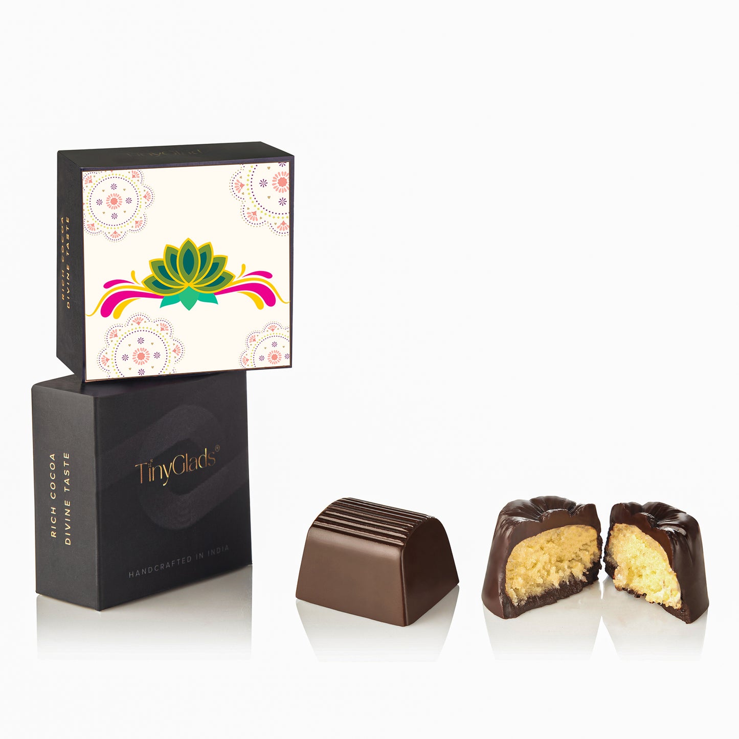 Rakhi Gift Box with Chocolates & Designer Rakhi – SweetBond Edition