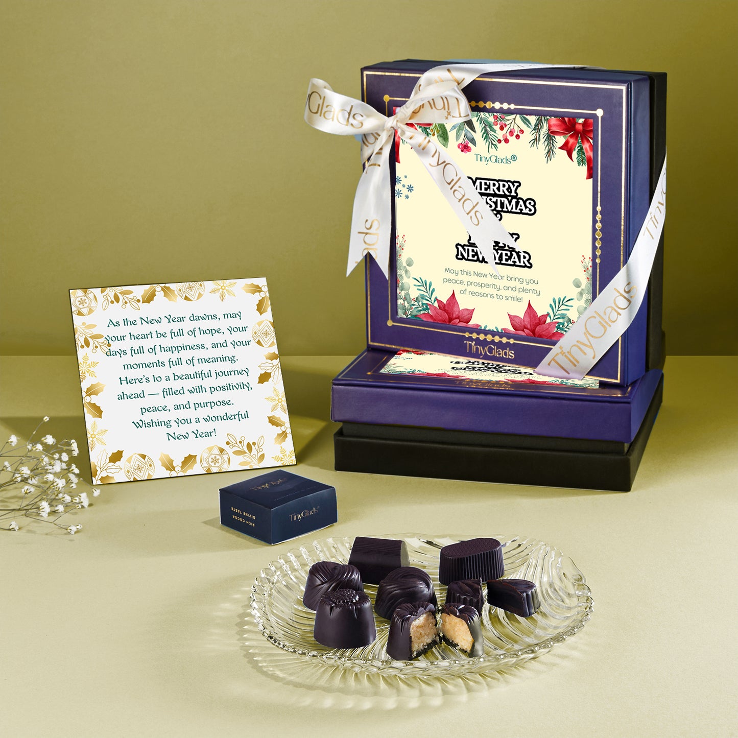 Happy New Year PhotoFrame Chocolate Box