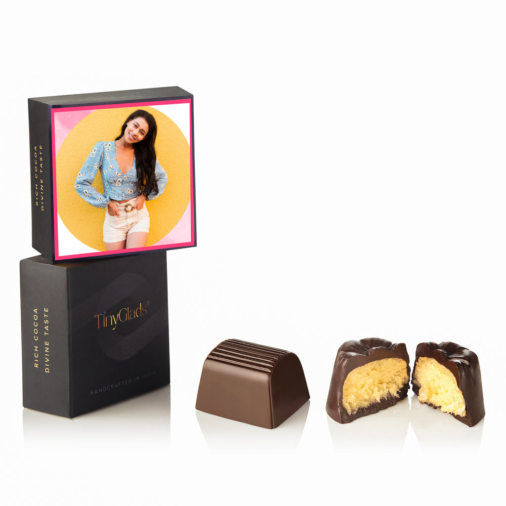 Teddy Day Personalised Memory Box - 6 Handcrafted Chocolate Truffles