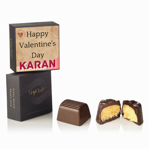 Valentine Photo Chocolate Keepsake Box with 9 Truffles