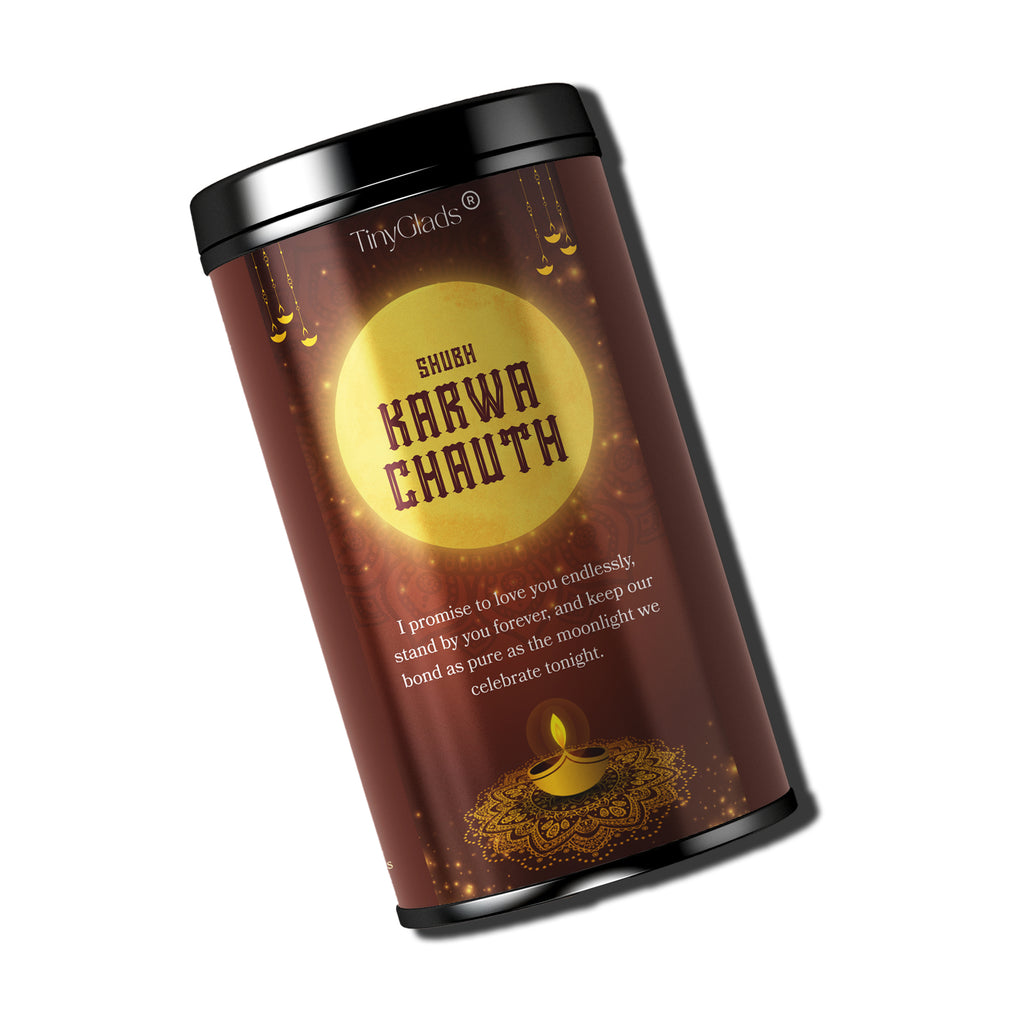 Shubh Karwa Chauth Premium Chocolate Gift Jar