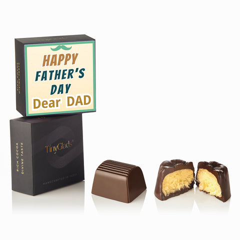 Best Dad Personalized Chocolate Box – 6 Pcs