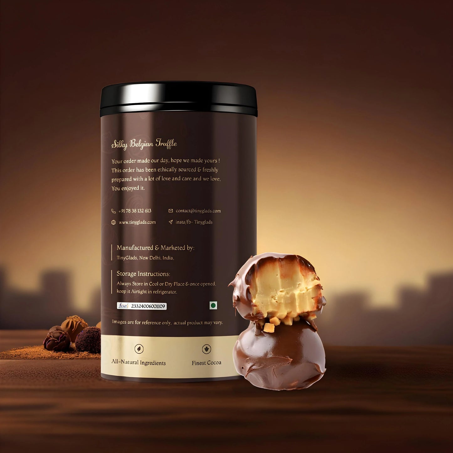 Silky Belgian Truffles Jar