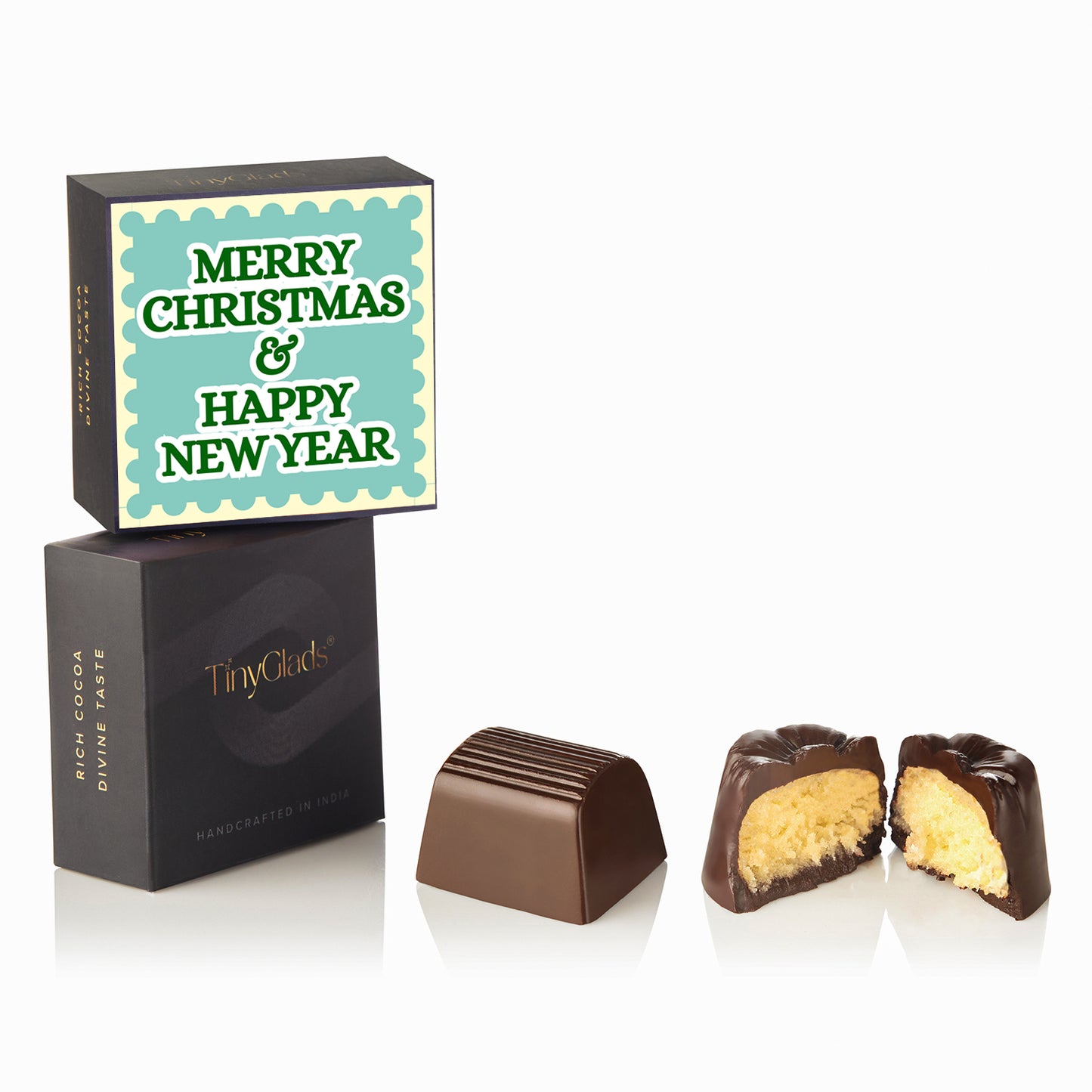 Merry Christmas & Happy New Year PhotoFrame Chocolate Box
