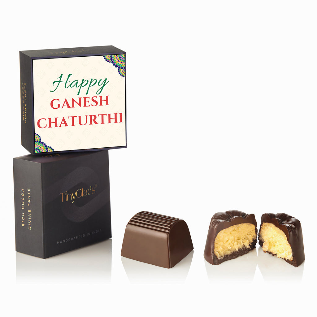 Ganesh Chaturthi Chocolate Photo Frame Gift Box – 6 Premium Truffles