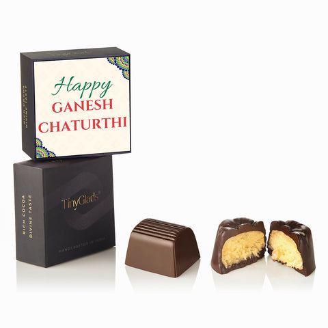 Ganesh Chaturthi Chocolate Photo Frame Gift Box – 6 Premium Truffles