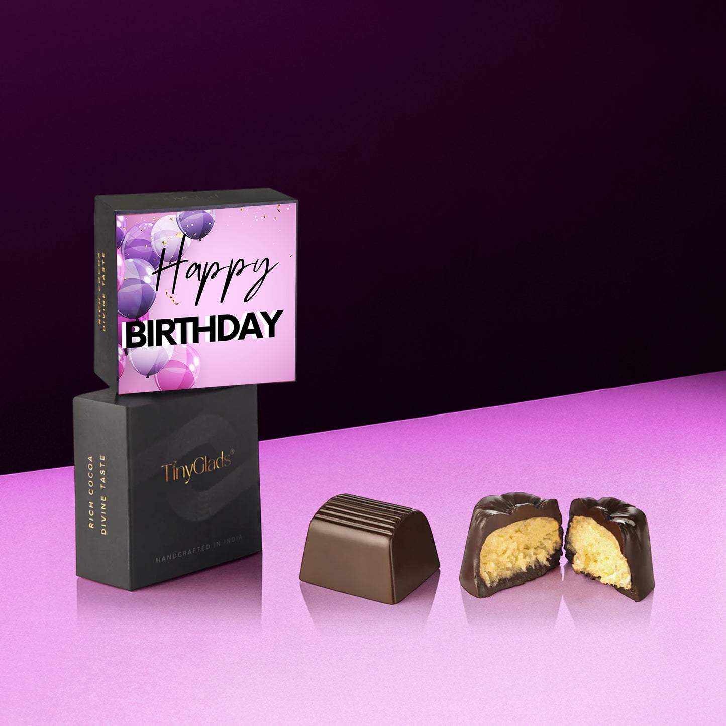 A Box Full of Sweet Birthday Wishes | 9 Chocolates Truffes