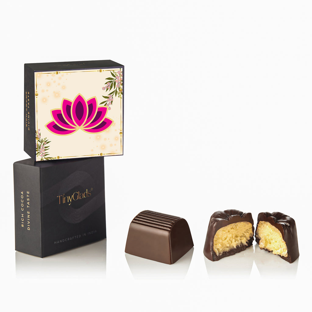 TinyGlads Bhai Dooj Chocolate Gift Hamper for Brother & Sister | Chocolate Bar, Chocolate Jar & 6 Assorted Truffles
