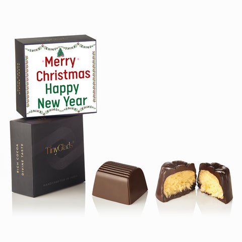 Christmas Chocolate Gift Box with 6 Premium Truffles