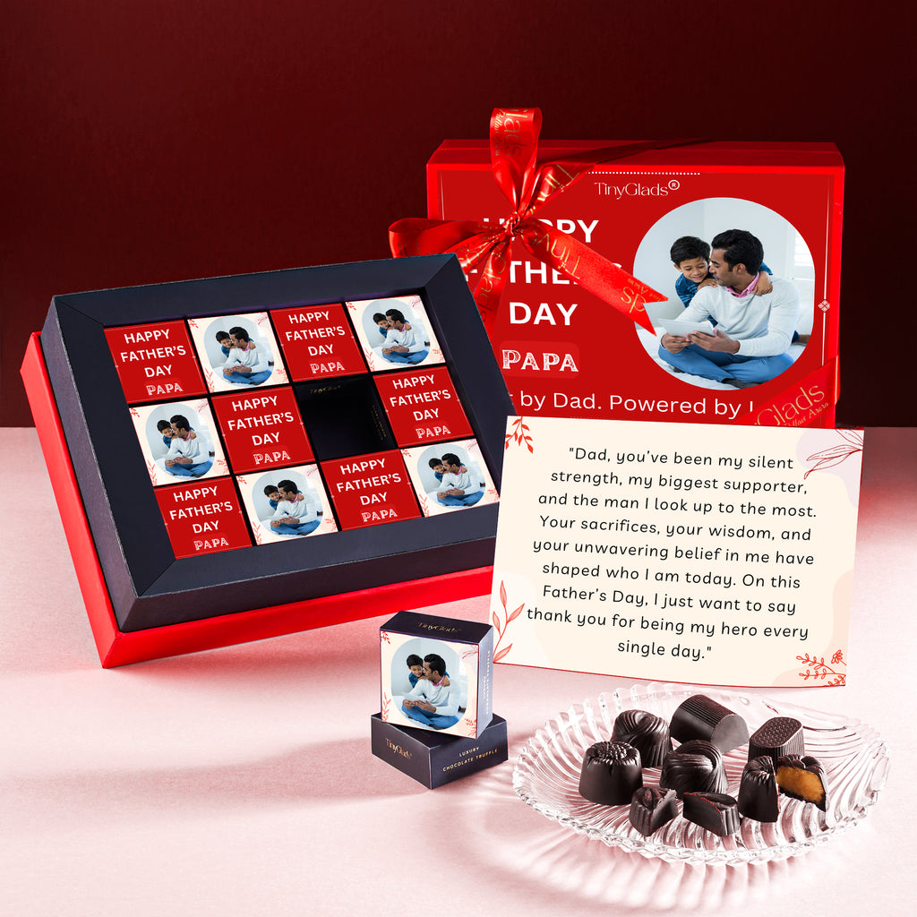 Love You Dad Premium Chocolate Box – 12 Pcs Inside