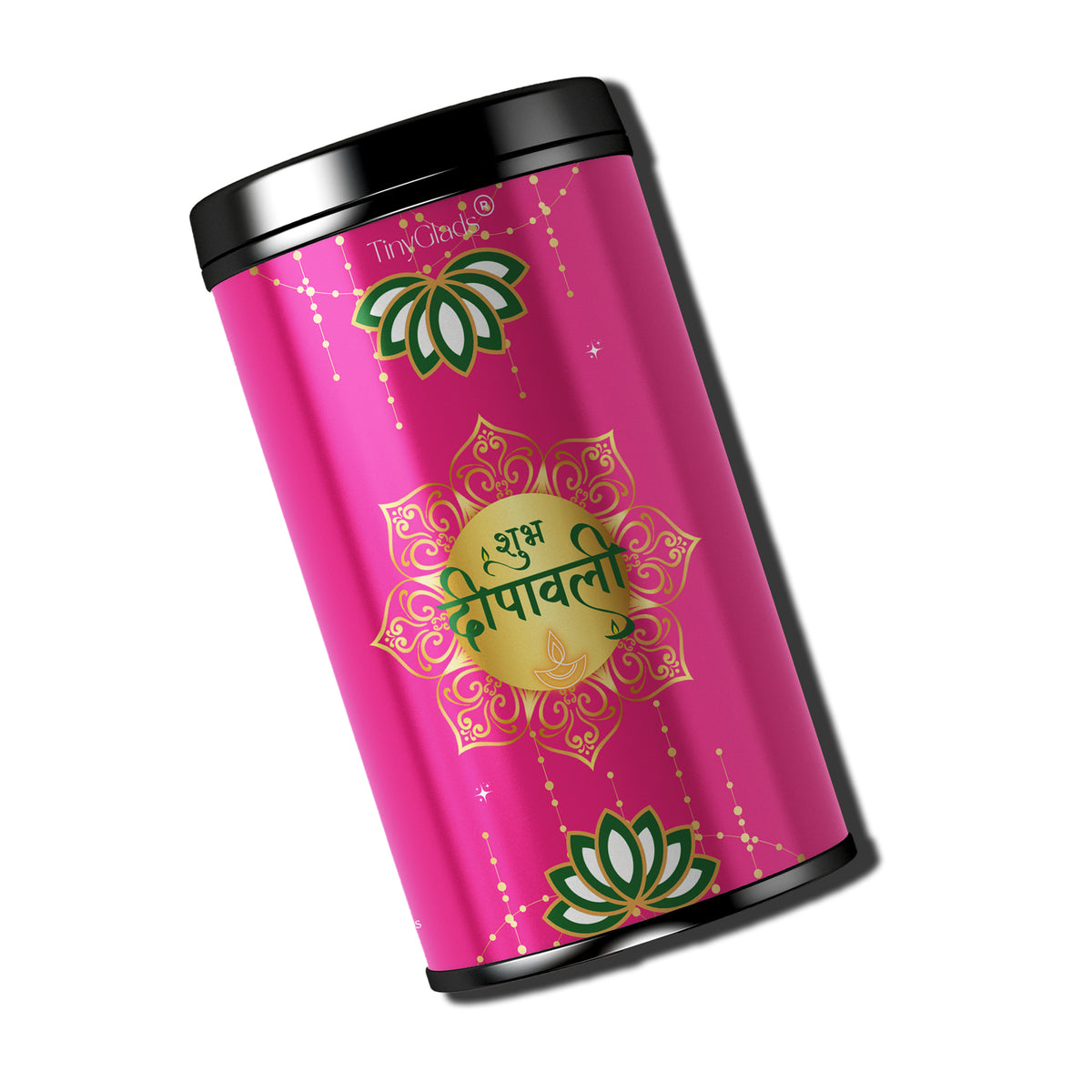TinyGlads Shubh Deepavali Chocolate Truffle Jar | 12 Gourmet Truffles