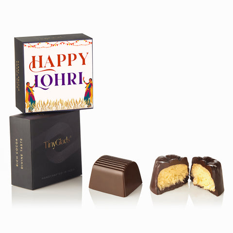 Lohri Keepsake Chocolate Gift Box | 9 Assorted Centre-Filled Truffles