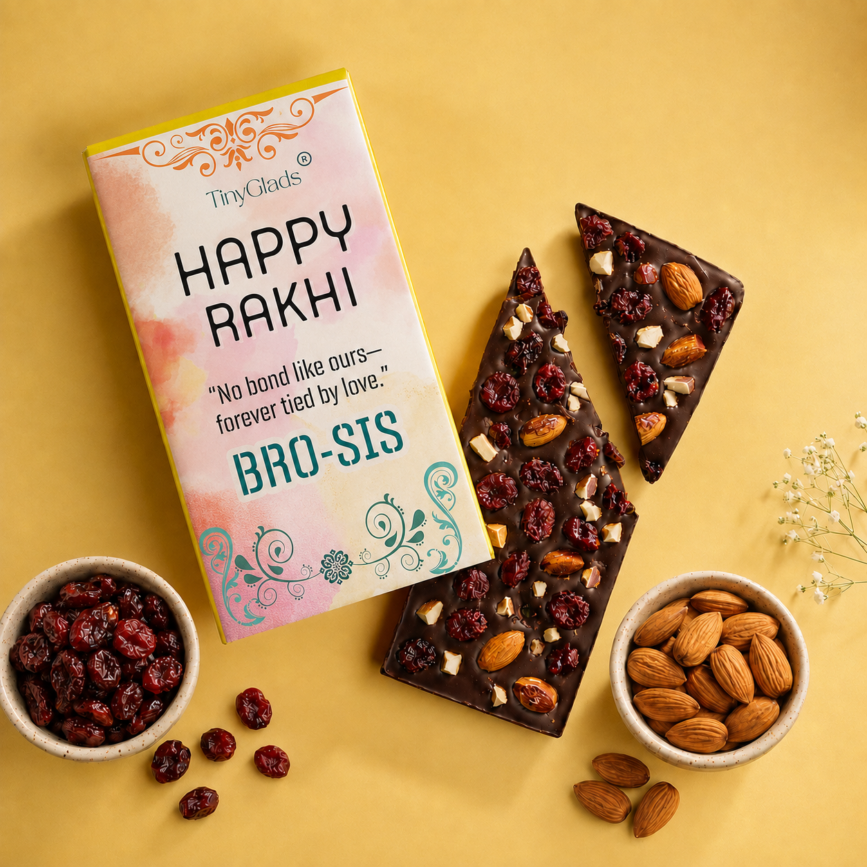 TinyGlads Premium Raksha Bandhan Gift Hamper for Brother