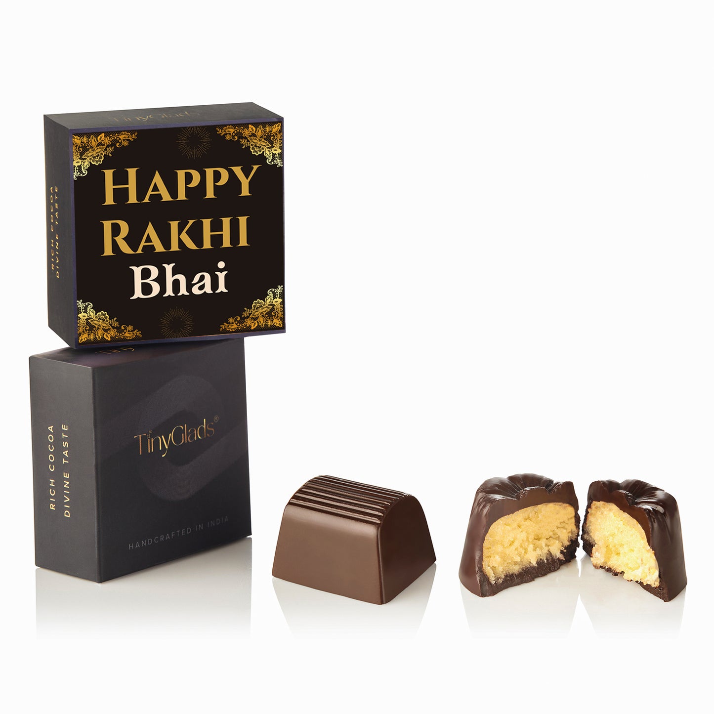 Personalized Chocolate Gift with Rakhi – Raksha Bandhan Surprise Box