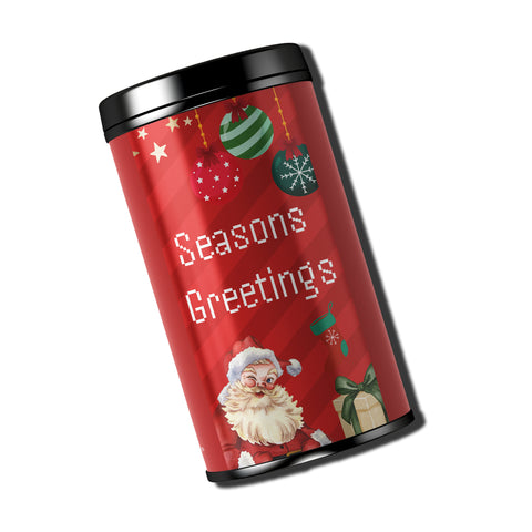 TinyGlads Season's Greetings Chocolate Truffle Jar | 12 Assorted Chocolates | 250g