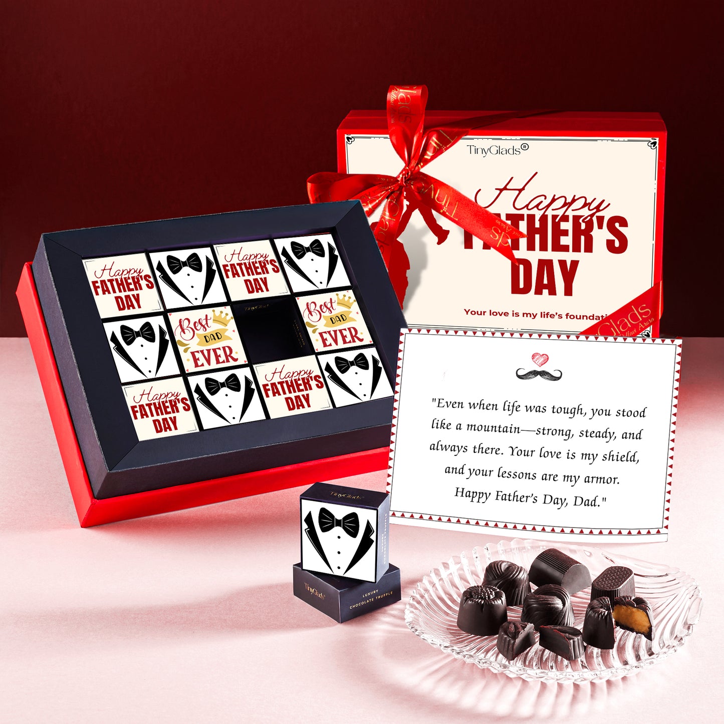 Sweet Memories Father’s Day Chocolate Gift Box – 12 Pcs